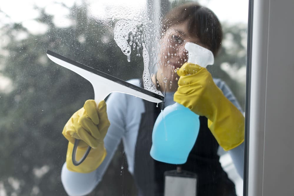 Exterior windows in Hayward thoroughly cleaned and polished.