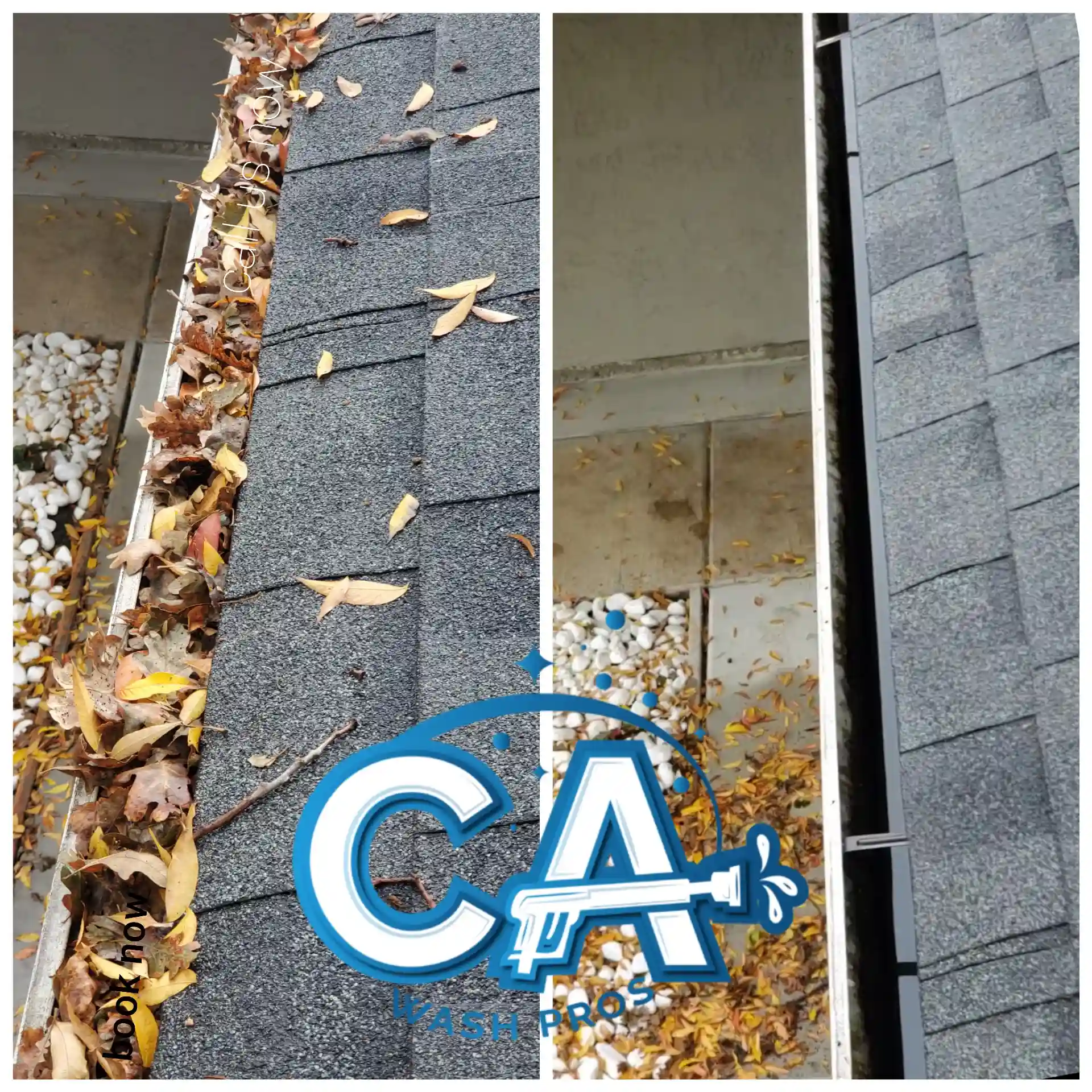 Professional gutter cleaning service in Fremont, CA completed by CA Wash Pros.