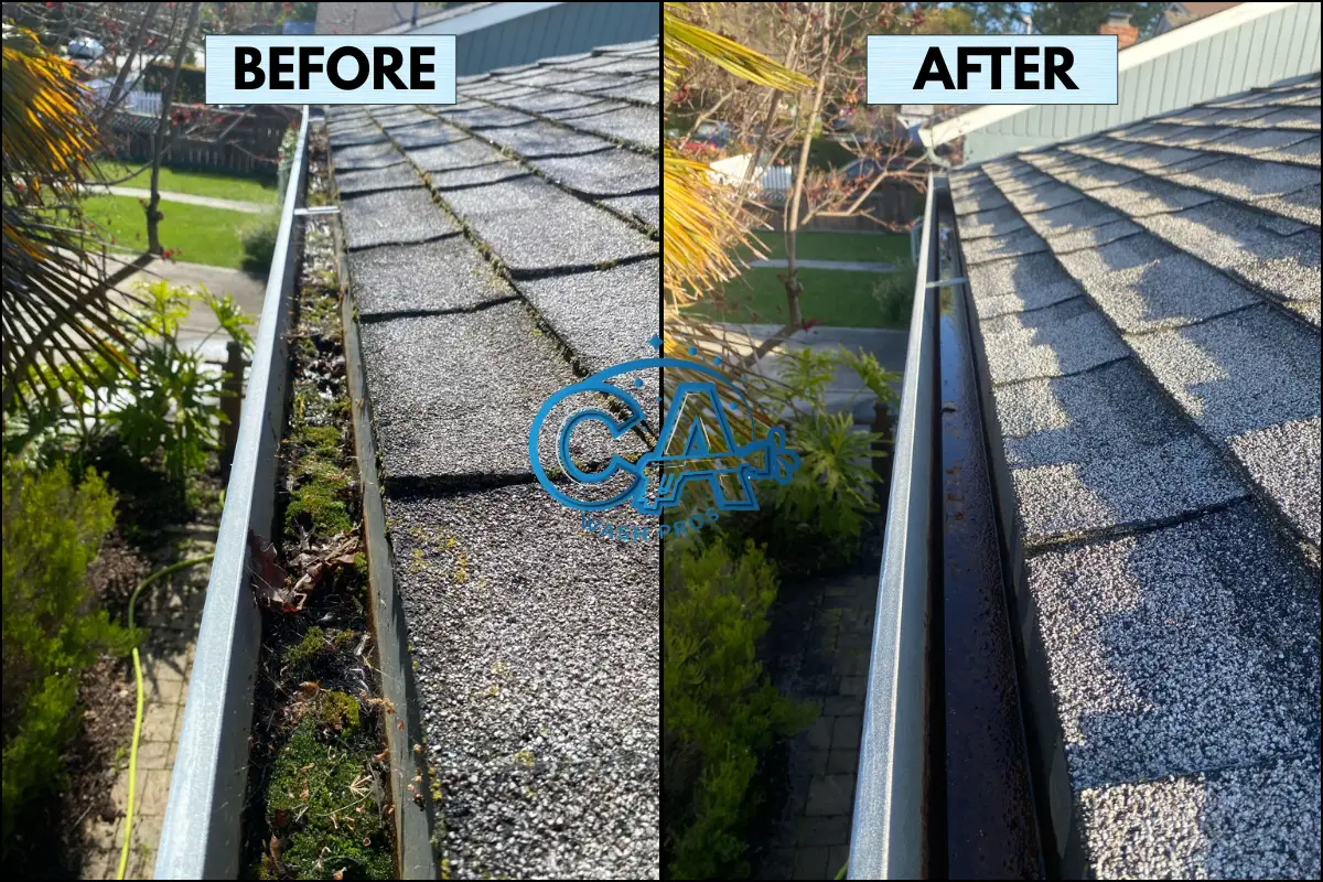 Gutter cleaning service in Fremont, CA by CA Wash Pros