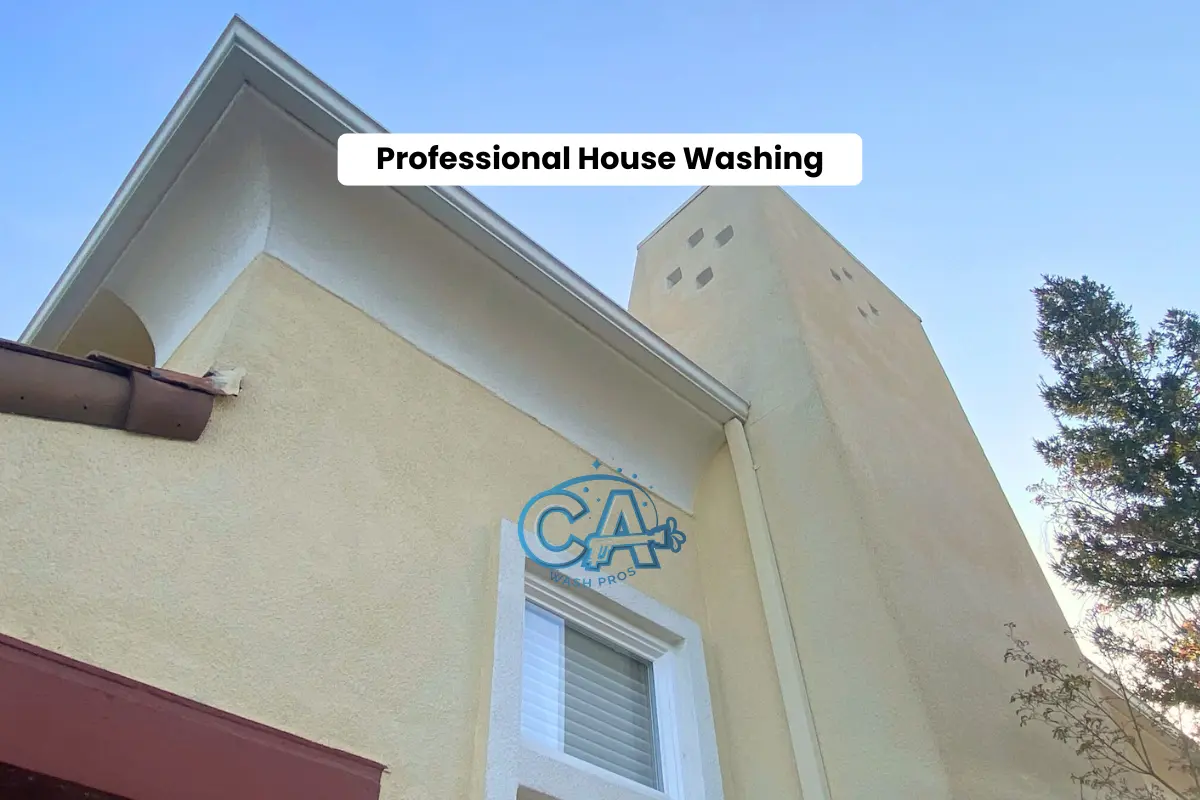 Professional house washing service by CA Wash Pros.